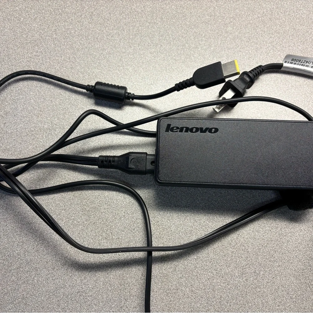 {Lenovo} Lenovo Black Power Cord AC Adapter Model ADLX90NDC2A laptop charger